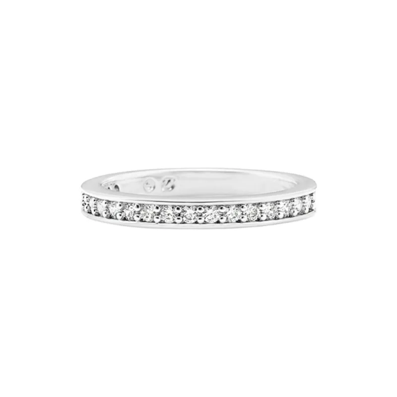 Swarovski Rhodium Plated, Cubic Zircon Rings Unisex Silver-0