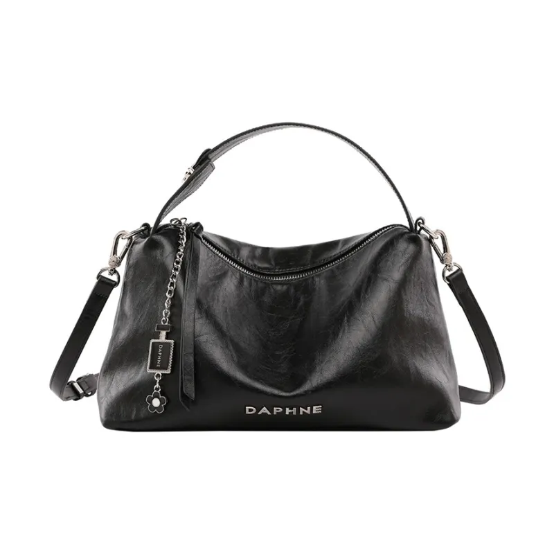 DAPHNE PU Handbag Regular Women's Black/Green-0