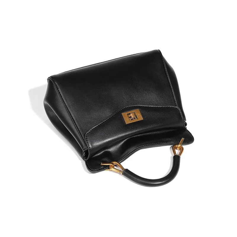 Vigno Synthetic Leather Shoulder Bag Crossbody Bag Regular Women's Brown/Red/Ecru/Black-11
