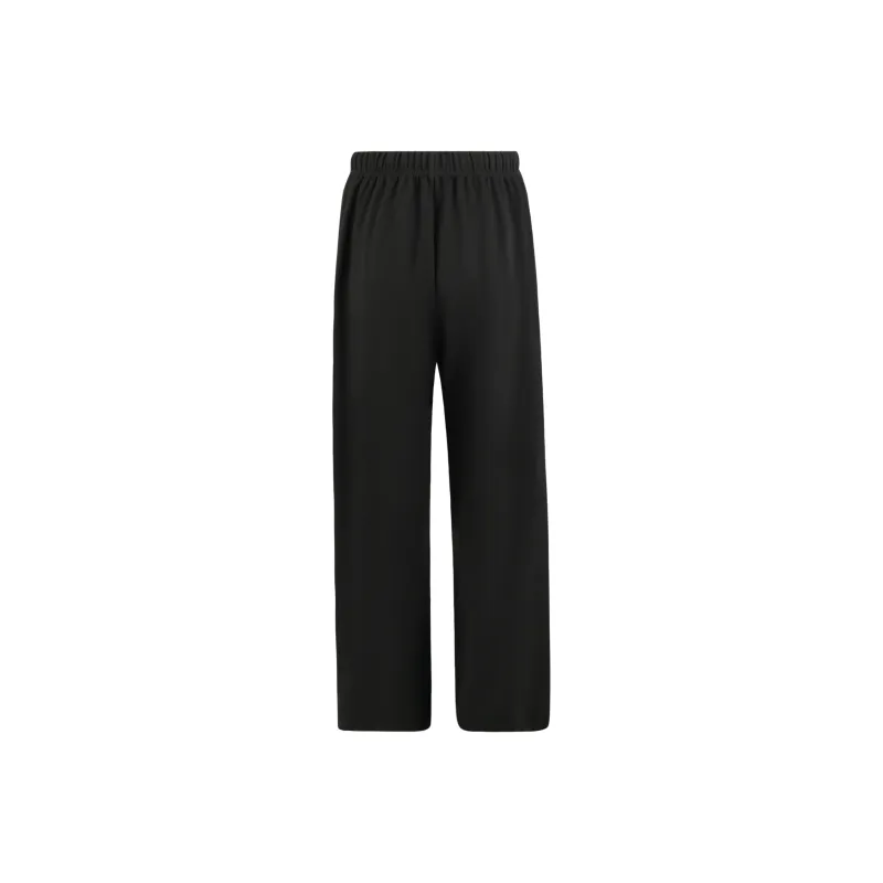 Valeria Obbaco Casual Pants Unisex Black-1