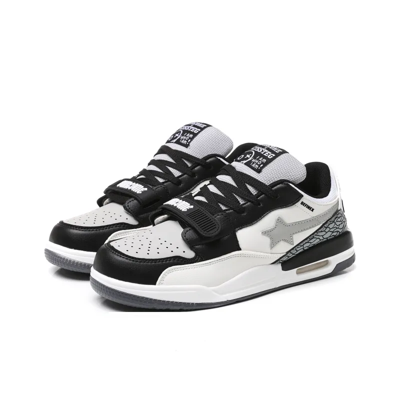 DEFINEX Anti Slip And Wear Resistant Lightweight Height Increasing Low Top Skateboard Shoes Unisex-10
