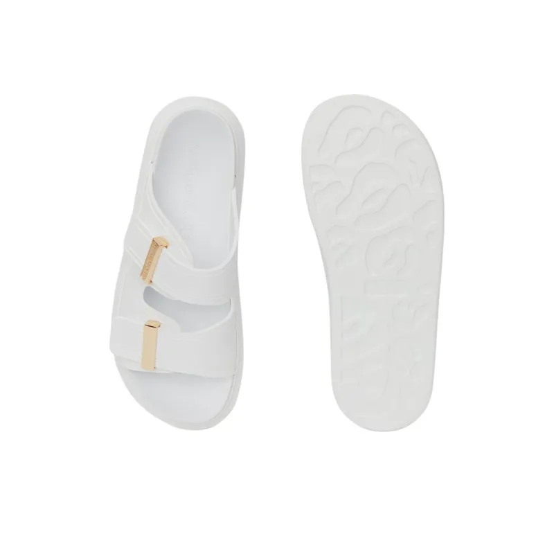 Alexander McQueen Hybrid Slide Slippers Women's White-4