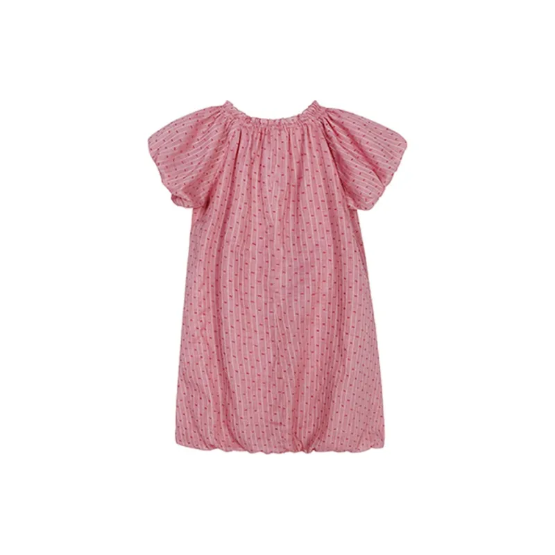 ETSE Short Sleeved Dresses Women's Pink-1