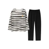 02P8009 Black White Stripes (S)