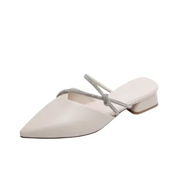 Mulinsen Abrasion Resistant Antibacterial Closed Toe Slippers Women's