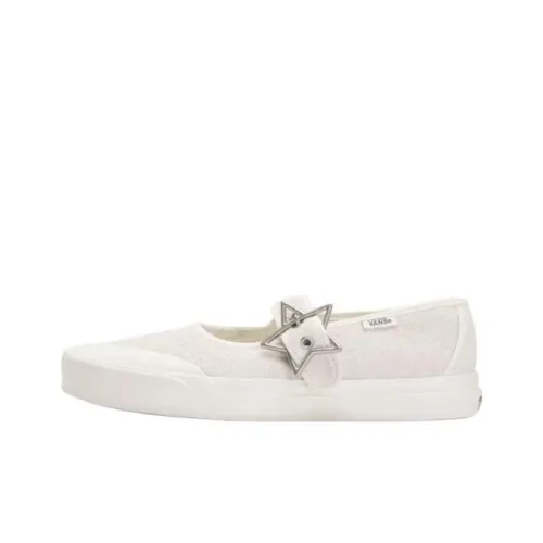 Vans Mary Jane Anti Slip Wear Resistant Low Top Skateboard Shoes Women's White