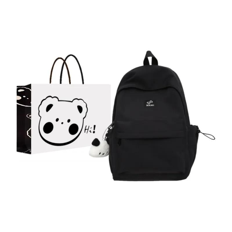 NX DOUGHNUT Nylon Classroom Versatile Everyday Commute Backpack Unisex Multicolor-13