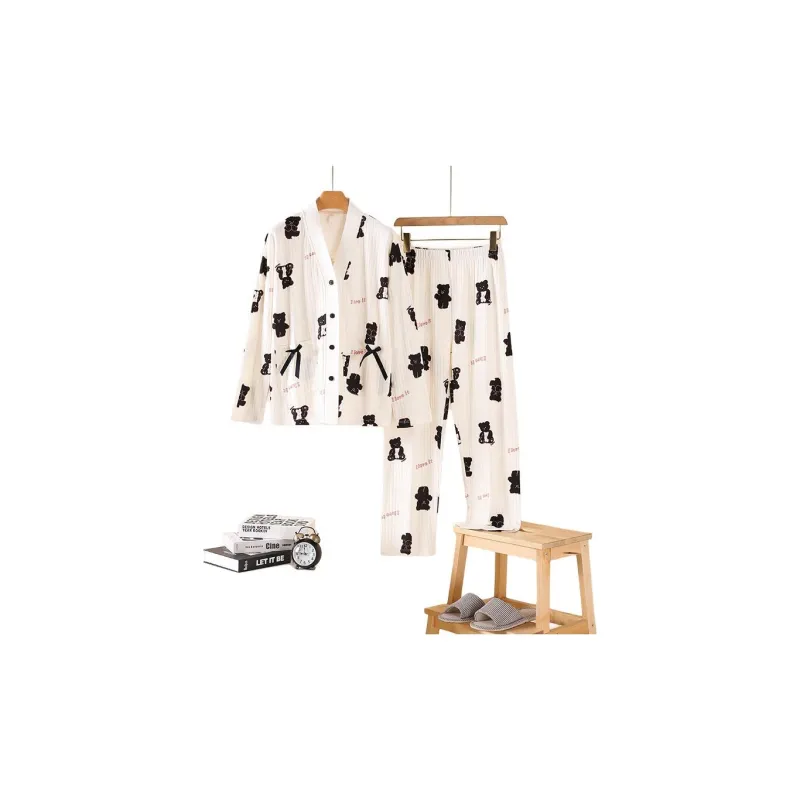 ZAO FU NIAO Pajama Set Women's Image Color-2
