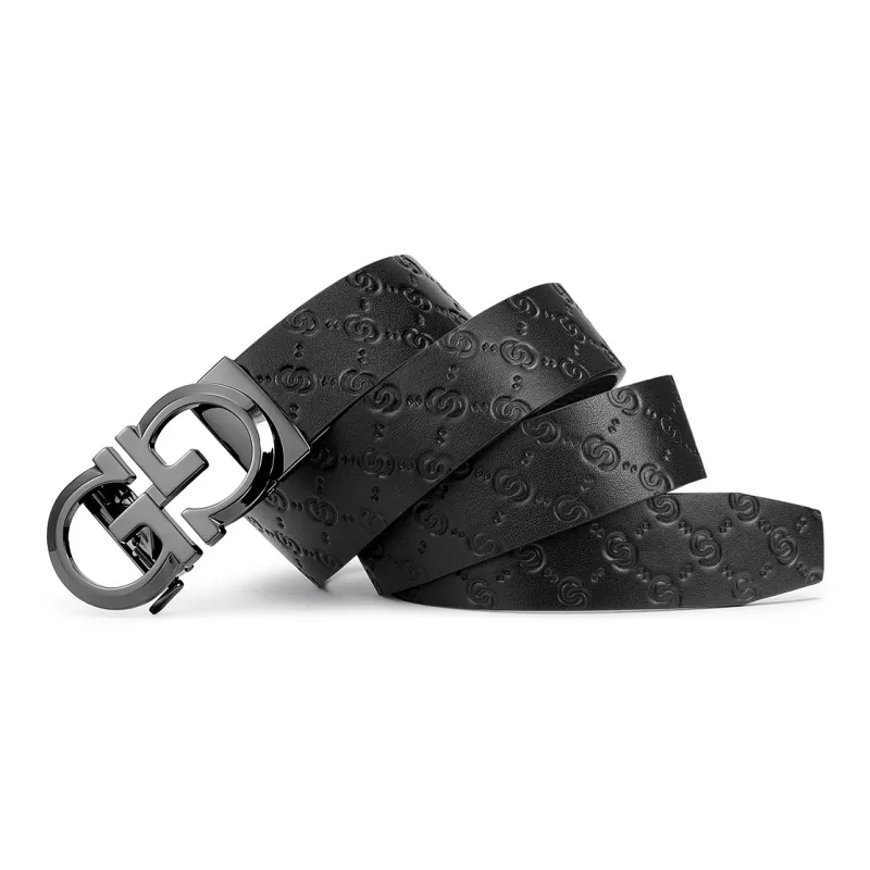 FAIRWHALE Cow Leather Belts Men's Width 3.5CM-1