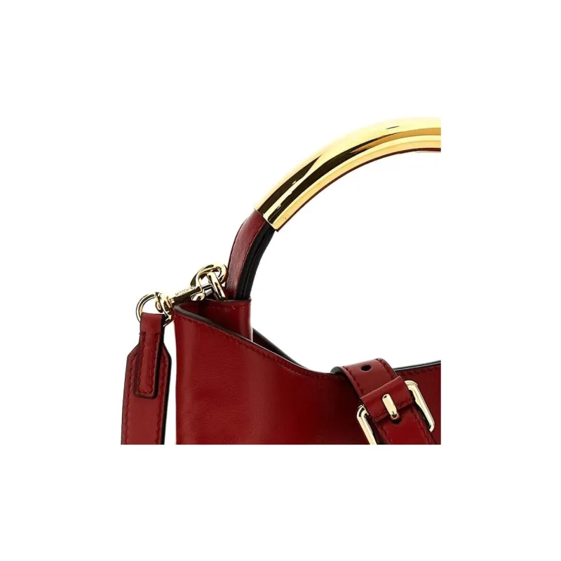 MOSCHINO Logo Detailed Top Handle Bag-4