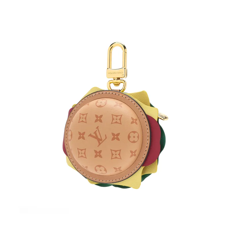 LOUIS VUITTON Leather Coin Purse Women's Brown-1