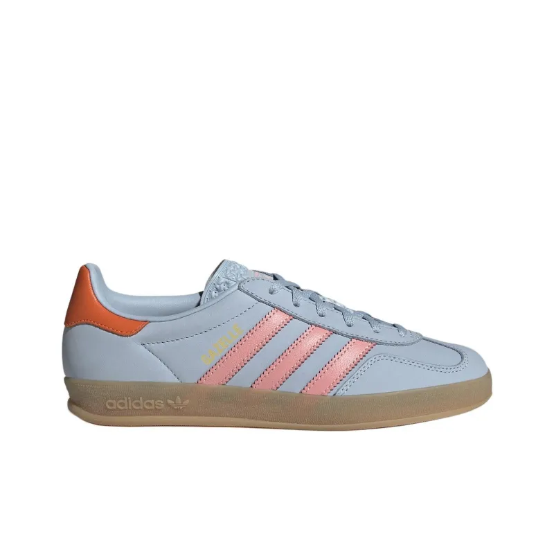 Adidas Gazelle Indoor Wonder Blue Solar Orange Gum Women's-1