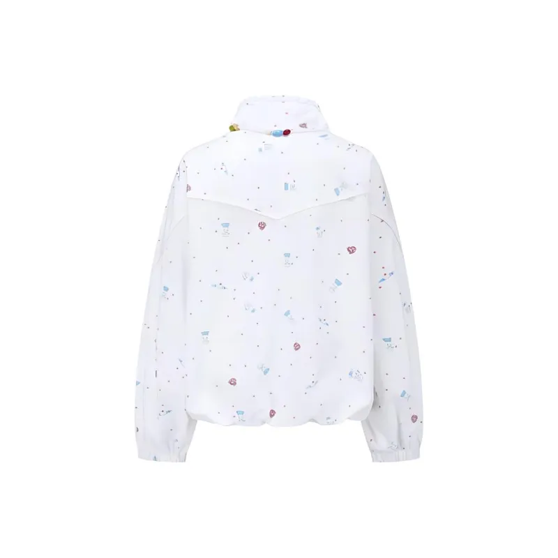 Alexia Sandra Rabbit Series Trench Coat Unisex White-1