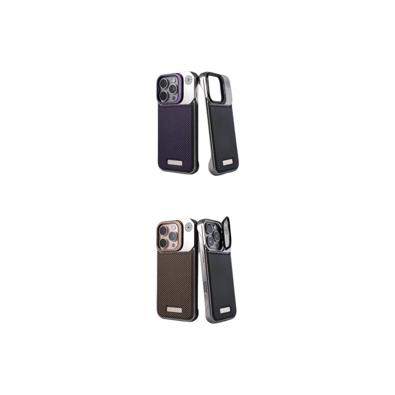 DEPA PC Material Frameless Carbon Fiber Texture Magnetic Phone Cases Compatible With Apple 12 16 Collection-2