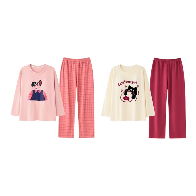 Herbal Primer Pajama Set Women's Combo Set-32