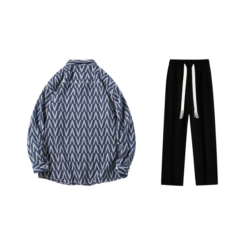 LA'T.WEEKEND Shirt Matching Set Unisex-1