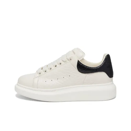 McQ Alexander Mcqueen Blue Oversized Off Low Top Skateboard Shoes Women's White