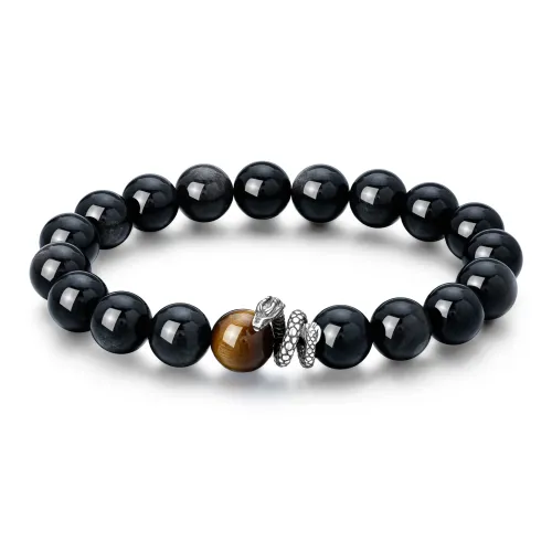 Lao Feng Xiang Obsidian Bracelets Unisex
