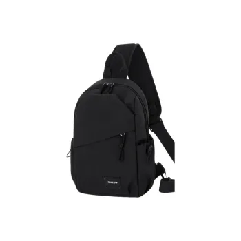 Tonlion Nylon Sling Bag Regular Unisex Black