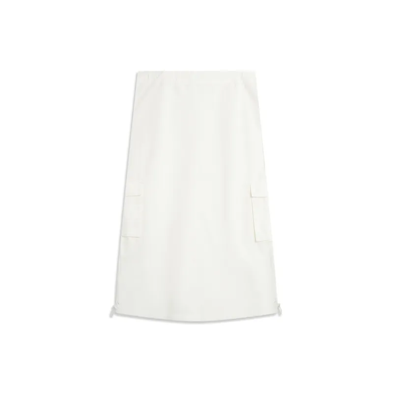 LiNing x GUGONG LIANMINGKUAN Chinese Culture Series Casual Long Skirts Women's White-1