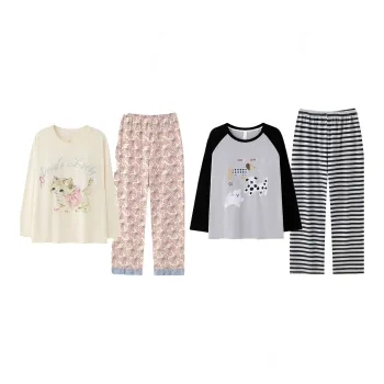 Herbal Primer Pajama Set Women's Combo Set