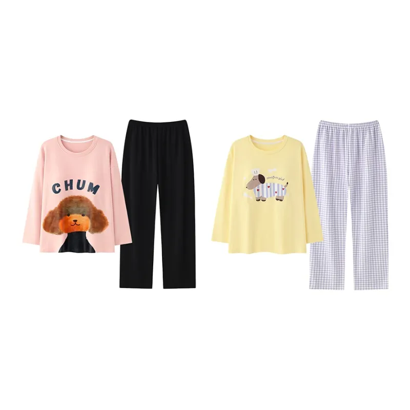 Herbal Primer Pajama Set Women's Combo Set-41