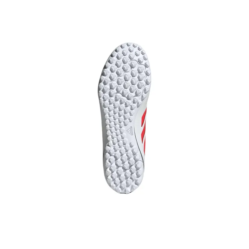 Adidas Copa Pure 3 Anti Slip Wear Resistant Soccer Shoes Men's White Red-3