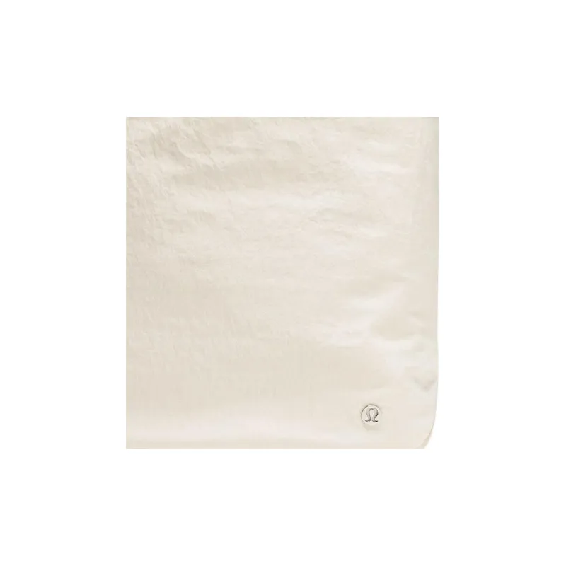 Lululemon Nylon Tote Bag Shopping Bag Shoulder Bag Crossbody Bag Handbag Unisex Light Ivory White-2