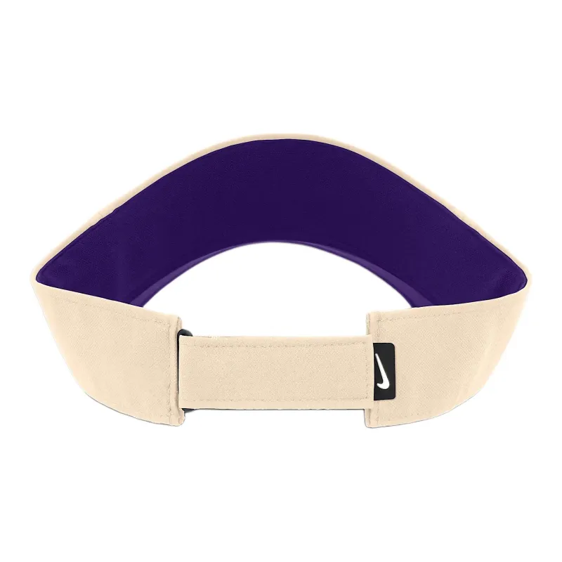 Nike Lsu Tigers Primetime Ace Men's Nike Dri FIT College Adjustable Visor-2