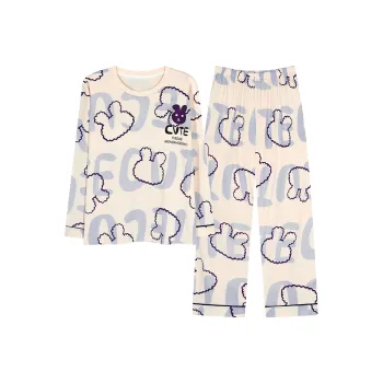 BONAS Pajama Set Women's Cute Little Rabbit