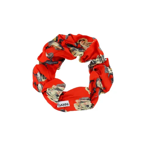 GANNI Rayon, Elastane, Viscose Hair Tie Women's Red