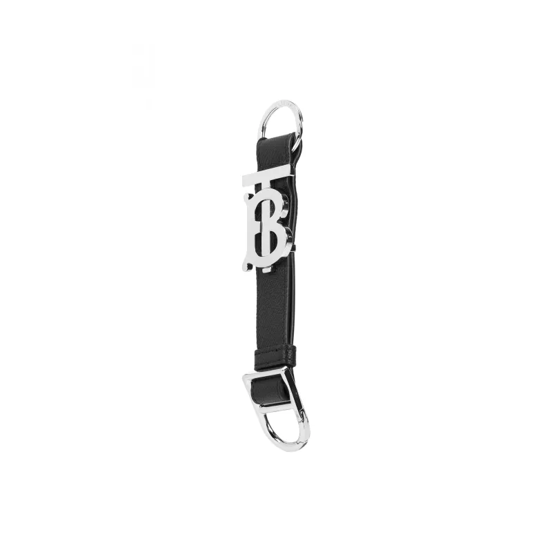 Burberry Leather Key Ring Bag Accessory Men's Black-1