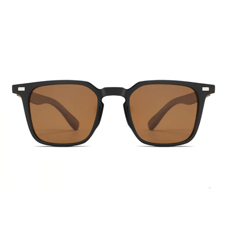NOME TR/Memory Plastic Metal Square Sunglasses Unisex-3