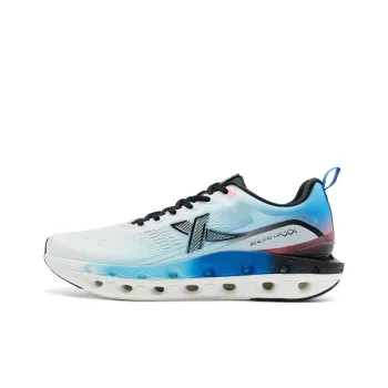 XTEP Cushioning Rotation 11 Cushioning Lightweight Breathable Low Top Casual Training Running Shoes Men's White Blue