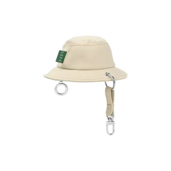 LEFF High Density Water Repellent Fabric Key Pouch, Coin Purse, And Earphone Case Small Size Unisex Light Khaki