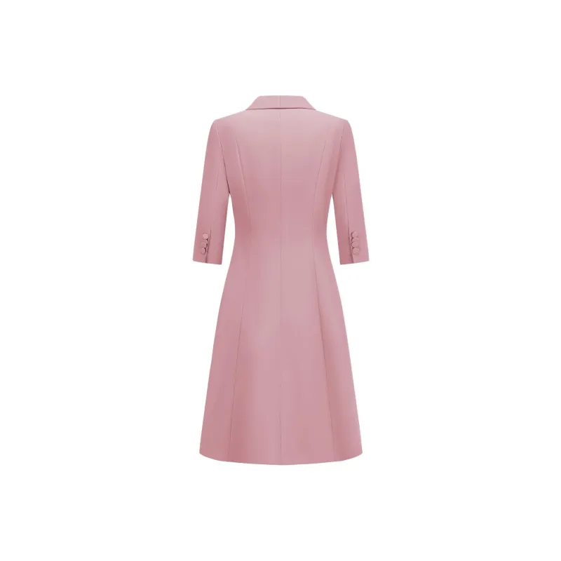 ONE SHALLOW Long Sleeved Dresses Women's Pink-1