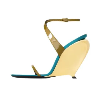 SAINT LAURENT Tallulah One Strap Sandals 11cm Women's Green