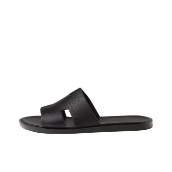 HERMES Izmir Slide Slippers Men's Black