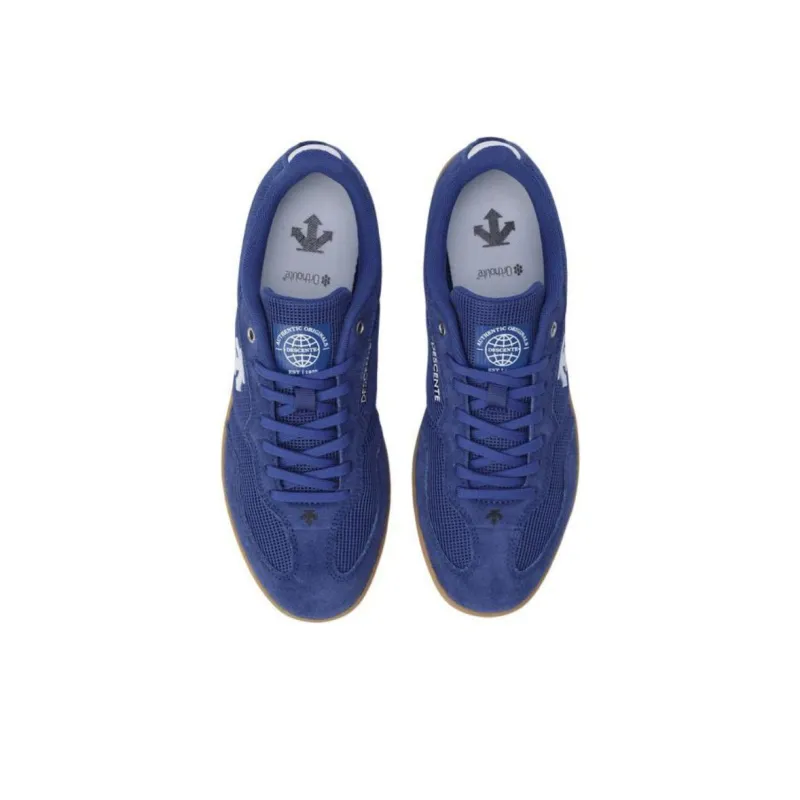 DESCENTE Edge Coat Anti Slip Wear Resistant Low Top Casual Shoes Unisex Blue-3