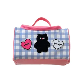JINGEYU Girlish Heart Beauty Storage Box Portable Large Capacity Storage Toiletry Bag