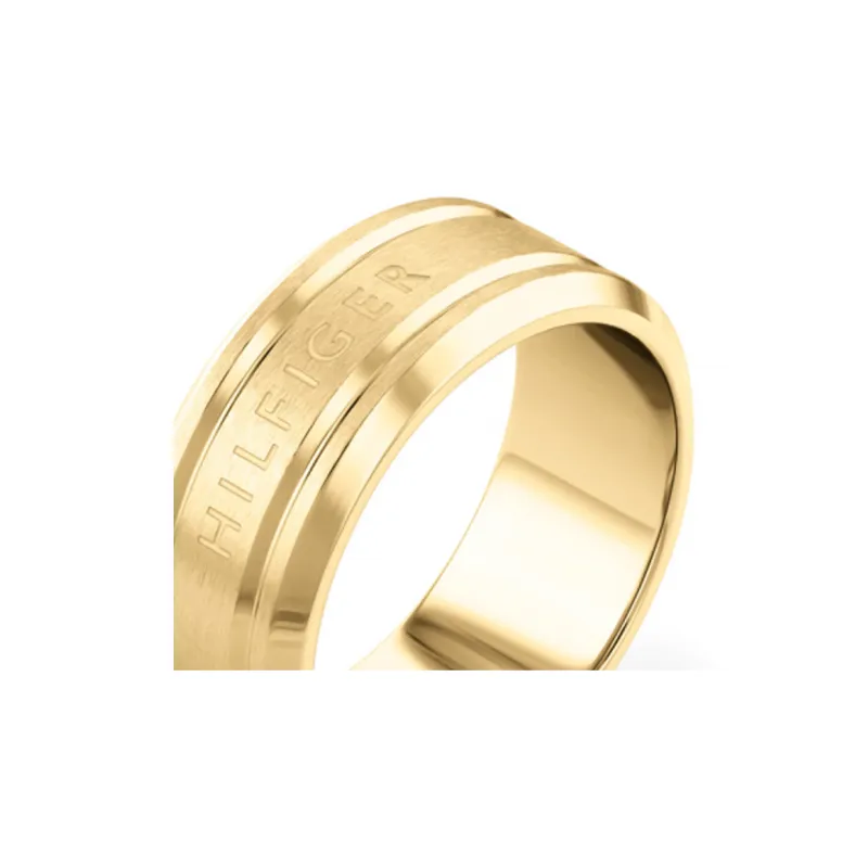 Tommy Hilfiger Stainless Steel Rings Women's Gold-1