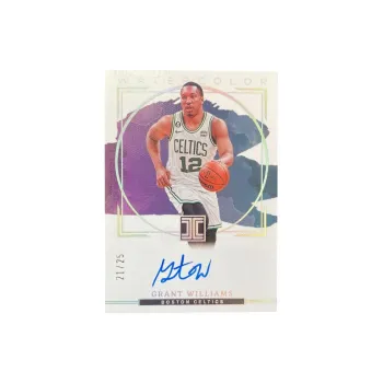 PANINI 2022 23 Xiao Zhenjin, Celtics, Grant, Williams 21/25 Parallel, Card, Gold Parallel Sports Cards 1 Pc