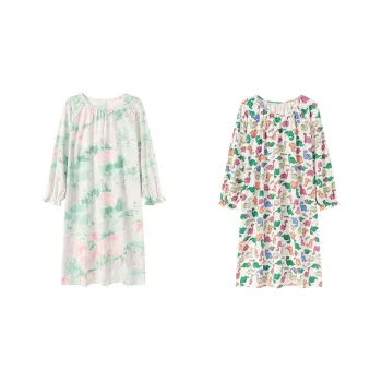 Herbal Primer Nightgown Women's Combo Set
