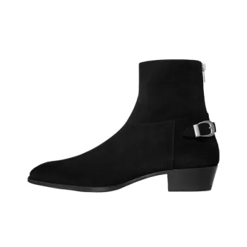 CELINE Drugstore Ankle Boots 4cm Men's Black