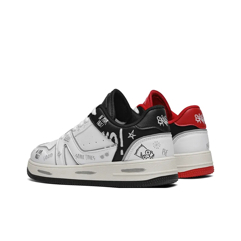 The Simpsons Skateboard Shoes Unisex Low Top Mismatched/White Red/White Black/White-51