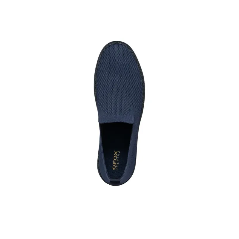 GEOX Pantelleria Low Top Canvas Shoes Men's Marine Blue-6