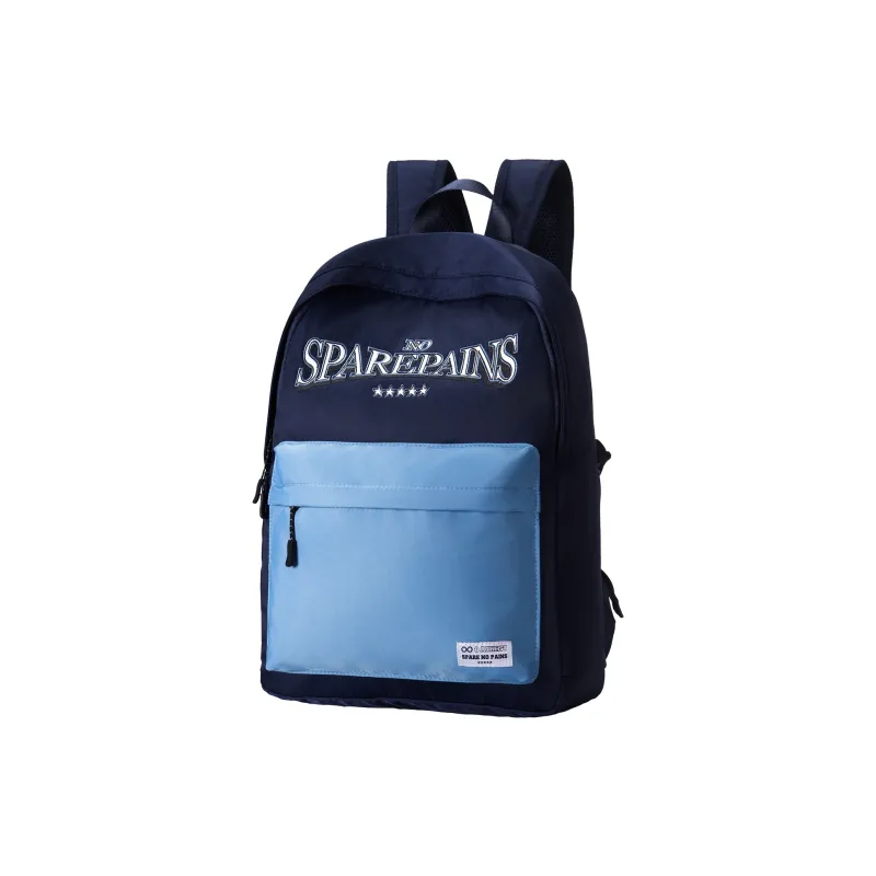 Spare No Pains. Polyester Backpack Regular Unisex White-22