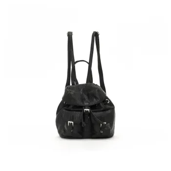 BONSAI STUDIO Microfiber Synthetic Leather Crossbody Backpack Laptop Bag Regular Unisex White/Coffee/Black/Khaki