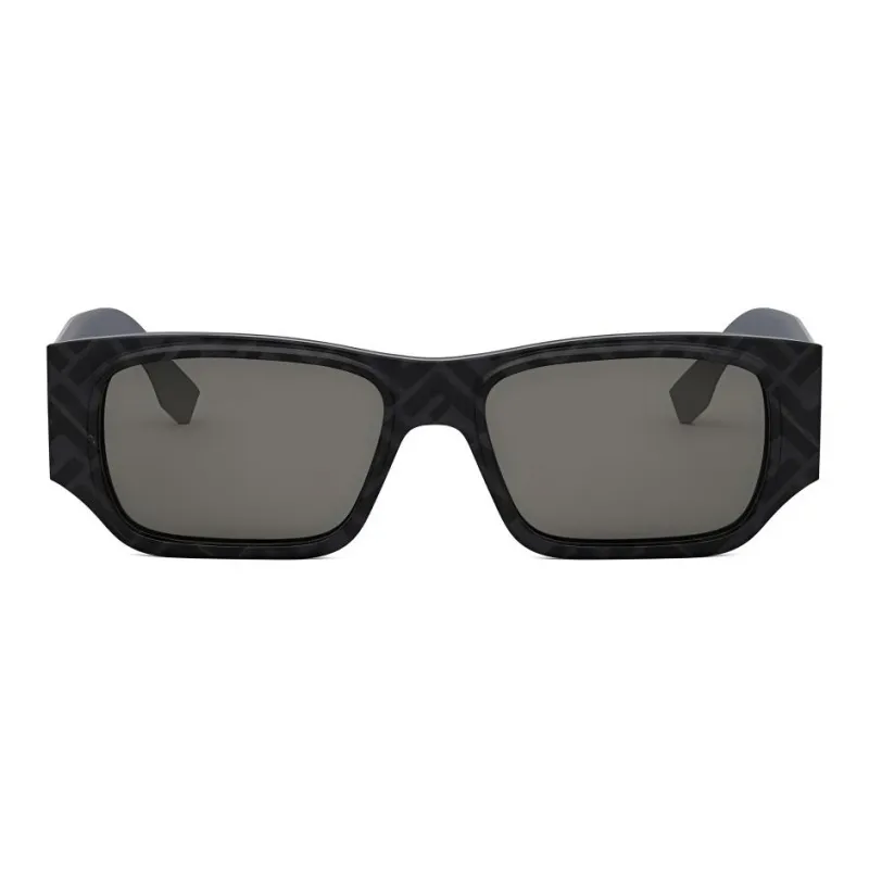 FENDI Square Sunglasses Unisex Black-1