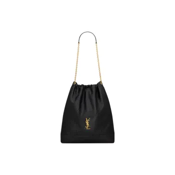 SAINT LAURENT Jamie Lambskin Shoulder Bag Tubas Women's Black